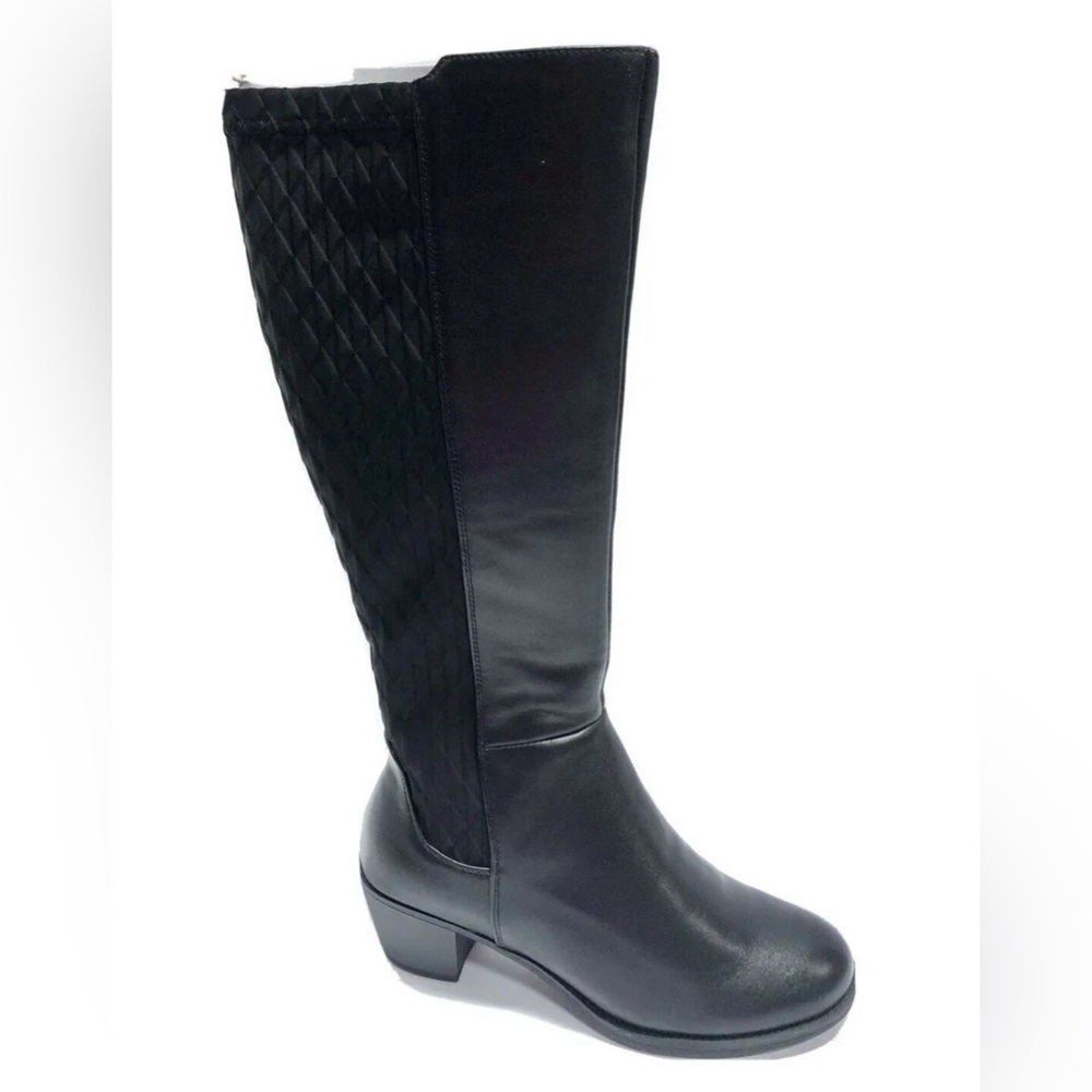 Propet Women’s Talise Black Leather Boot Size 6.5 M